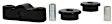 W92611 Shifter Bushing - Synthetic Elastomer, Direct Fit, Set of 2