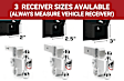 CTB6-2-KA Hitch Ball Mount, 2 in. - Brushed Aluminum, Aluminum And Stainless Steel, Sold Individually