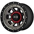 XD13779067912N Aluminum Satin Black Wheel, 17 in. X 9 in., 6 x 5.5 Bolt Pattern