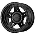 XD13829035700 Aluminum Satin Black Wheel, 20 in. X 9 in., 5 x 5 in. / 5 x 5.5 in. Bolt Pattern