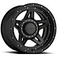 XD13829035700 Aluminum Satin Black Wheel, 20 in. X 9 in., 5 x 5 in. / 5 x 5.5 in. Bolt Pattern