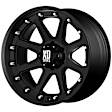 XD79879064718 Aluminum Matte Black Wheel, 17 in. X 9 in., 6 x 4.5 in. Bolt Pattern