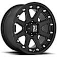 XD79879064718 Aluminum Matte Black Wheel, 17 in. X 9 in., 6 x 4.5 in. Bolt Pattern