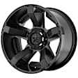 XD81129035712N Aluminum Matte Black Wheel, 20 in. X 9 in., 5 x 5 in. / 5 x 5.5 in. Bolt Pattern