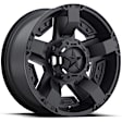 XD81129035712N Aluminum Matte Black Wheel, 20 in. X 9 in., 5 x 5 in. / 5 x 5.5 in. Bolt Pattern