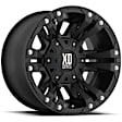 XD82279054712N Aluminum Matte Black Wheel, 17 in. X 9 in., 5 x 4.5 in. / 5 x 5 in. Bolt Pattern