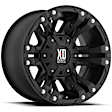 XD82289035718 Aluminum Matte Black Wheel, 18 in. X 9 in., 5 x 5 in. / 5 x 5.5 in. Bolt Pattern