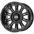 XD82989068300 Aluminum Gloss Black Wheel, 18 in. X 9 in., 6 x 5.5 Bolt Pattern