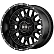 XD84229035700 Aluminum Satin Black Wheel, 20 in. X 9 in., 5 x 5 in. / 5 x 5.5 in. Bolt Pattern