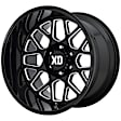 XD84929080318 Aluminum Gloss Black Wheel, 20 in. X 9 in., 8 x 6.5 in. Bolt Pattern