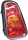 11-5970-01 Driver Side Halogen Tail Light, Without bulb(s), Amber & Red Lens, Hatchback