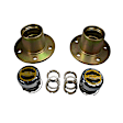 YA W61650 Front Hub Conversion Kit For Jeep Cj & Ih Scout, 5 X 5.5" Bolt Pattern