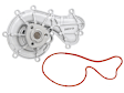 95810603341 Water Pump, OE Replacement Series