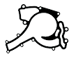 PA1387 Water Pump, OE Replacement Series