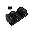 2006 Audi A3 - Front, Driver Side Window Switch, Drivers Door; Switch Panel Assembly, Black, 5 Buttons, OE Replacement Series