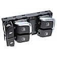 2017 Audi S6 - Front, Driver Side Window Switch, Switch Panel Assembly, Black