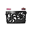 V15-01-1865 OE Replacement Radiator Fan, Dual fan, OE Replacement Series