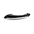 2016 BMW 550i xDrive - Rear, Driver Side Black with chrome insert Exterior Door Handle, Without Door Lock Hole, enginedesignationname: N63B44B, Sedan, mfrbodycodename: F10, With Comfort Access; With OE No. 51217231933