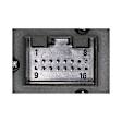 2008 Porsche Cayenne - Front, Driver Side Window Switch, engvin: A, Black, 6-button