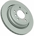 150.1286.20 Rear, Driver or Passenger Side Brake Disc, Vented, 5 Lugs, 298 mm, Coat Z Series