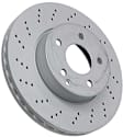 400.3665.20 Front, Driver or Passenger Side Brake Disc, 5 Lugs, 295 mm, Coat Z Series