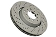 150.3419.70 Brake Disc (Cross Drilled with Floating Aluminum Hub) (325 X 28 mm) - Replaces OE Number 34-11-2-282-801