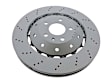 420-615-301 D Front, Driver or Passenger Side Brake Disc, Cross-Drilled