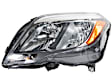 204-820-41-39 Driver Side Halogen Headlight, With bulb(s)