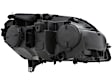 204-820-72-59 Driver Side Halogen Headlight, With bulb(s)