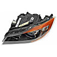 63-11-7-408-706 Passenger Side Halogen Headlight, With bulb(s)