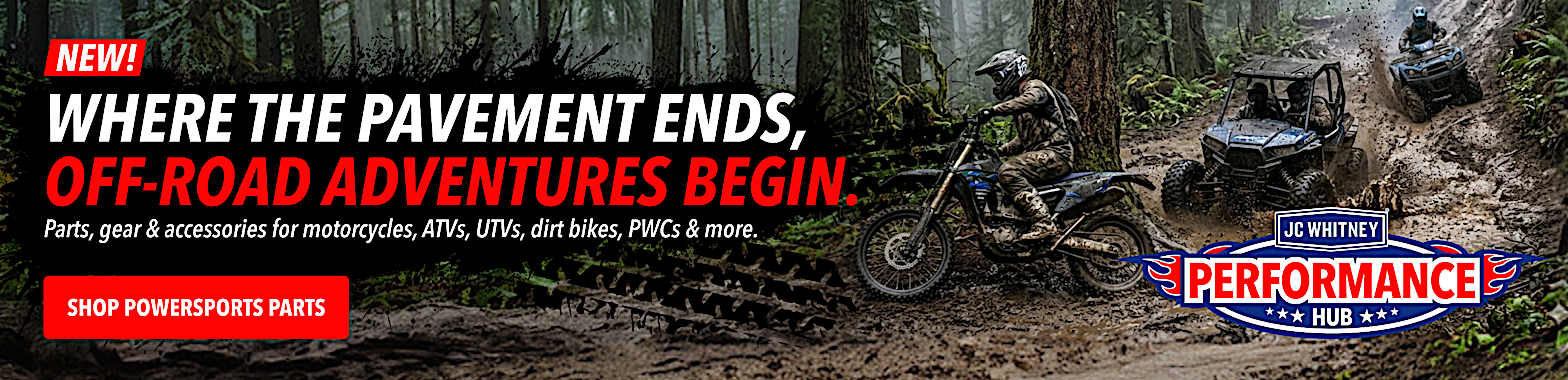 JC Whitney Performance UTV + ATV Parts and Accessories