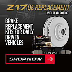 Z17 OE Replacement with Plain Rotors