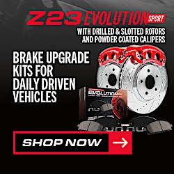 Z23 Evolution Plus with Drilled & Slotted Rotors and Powder Coated Calipers