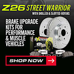 Z26 Street Warrior with Drilled & Slotted Rotors