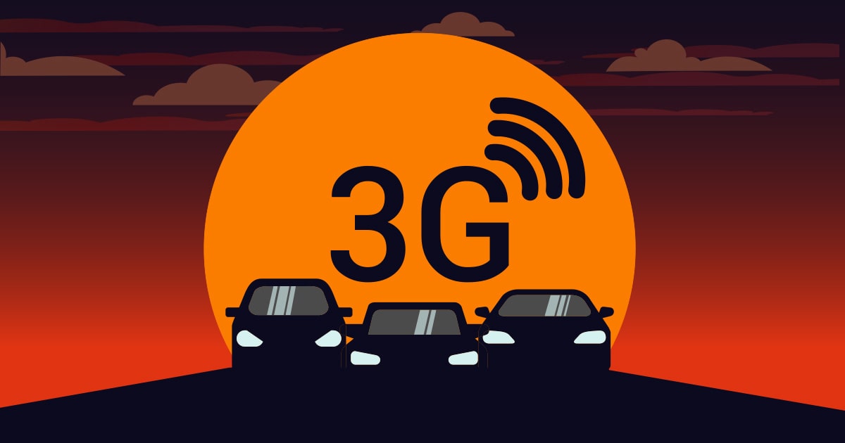 3g shutdown car
