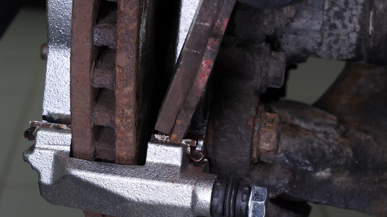 Remove the brake pads