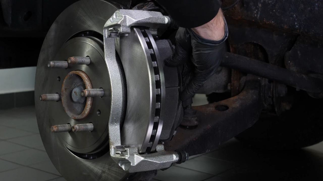 Place the new brake pads