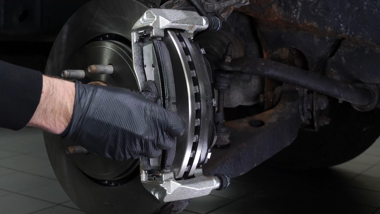 Place the new brake pads