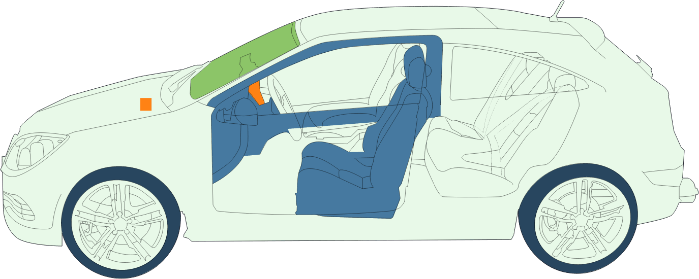 future car safety illustration