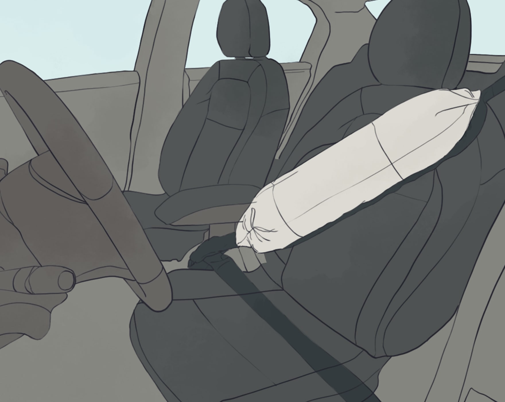 seat belt air bag