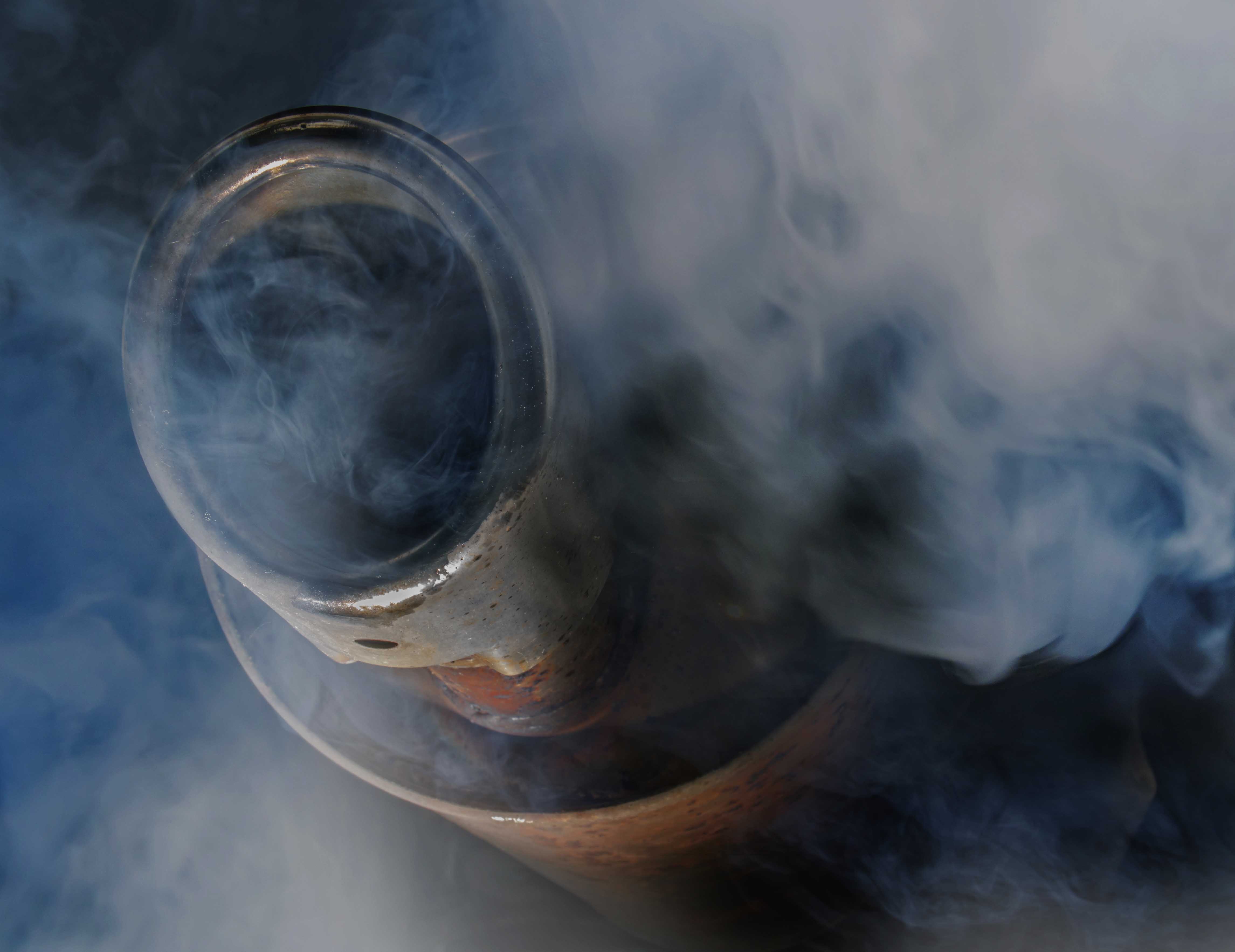 white smoke
