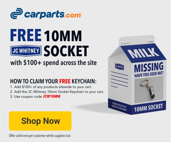 FREE 10mm JC Whitney Socket Keychain Promo