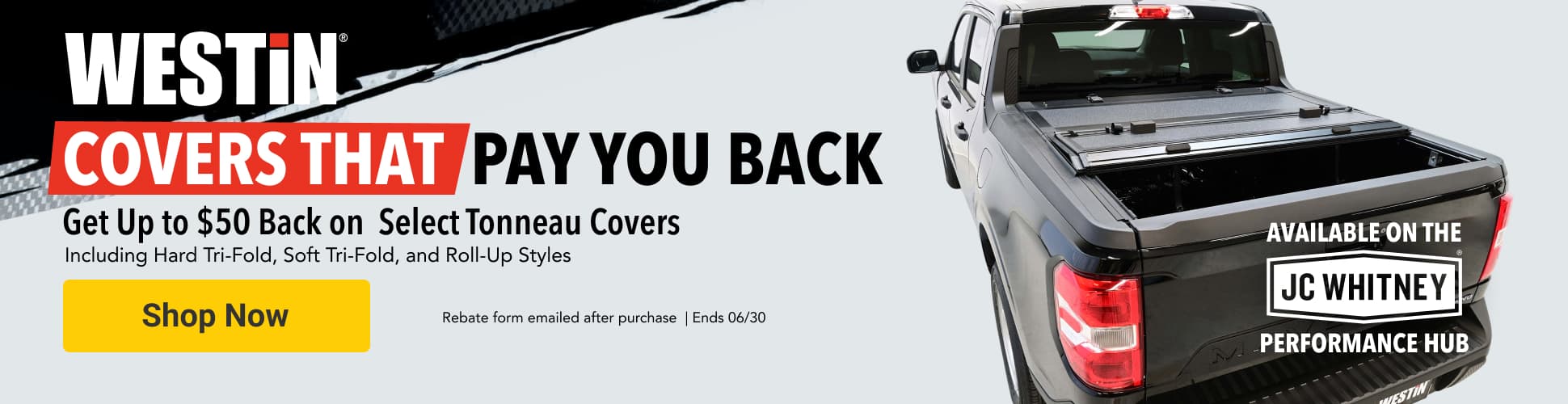 Westin Tonneau Cover Rebate