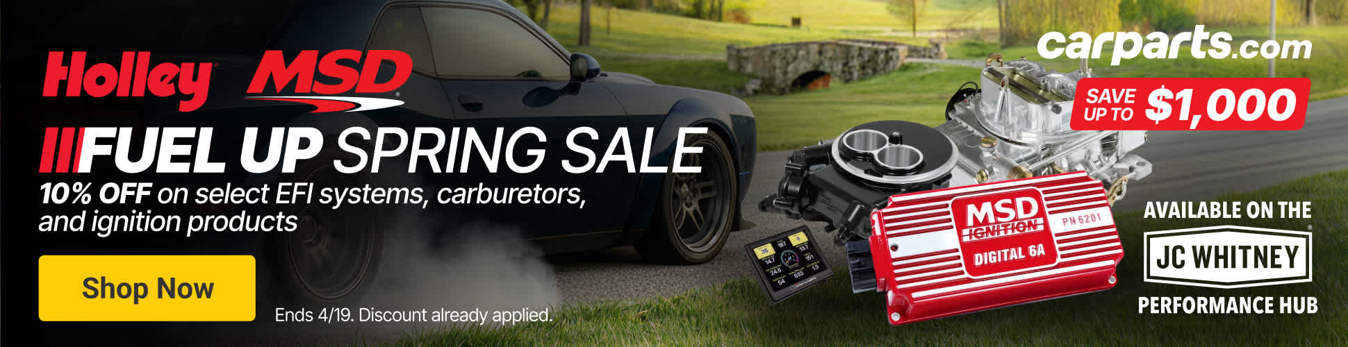 Holley Fuel Up Spring Sale