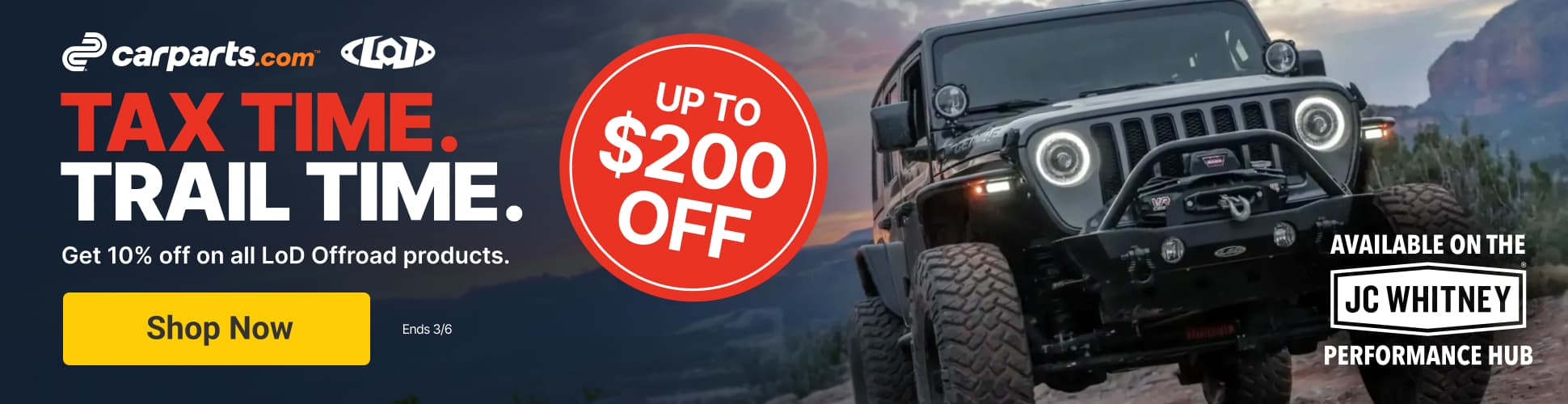 LoD Offroad Tax Time Sale