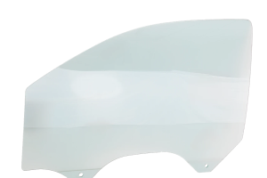 Front Driver Side Door Glass, Green Tint, Paintable
