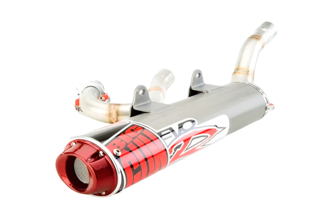 ATV slip-on muffler
