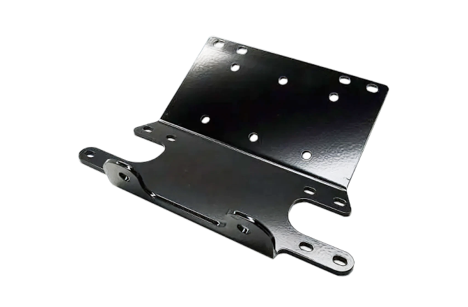 ATV winch mount plate