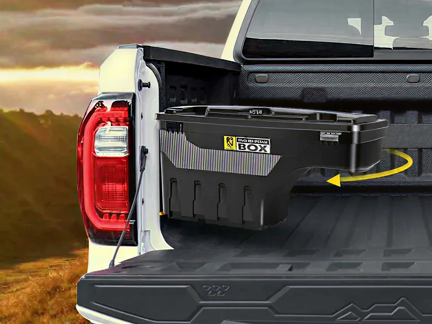 YHT AUTO wheel-well storage box