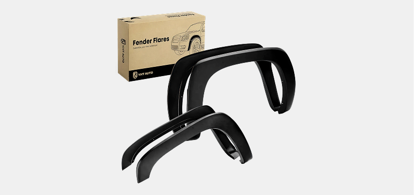 Front and rear factory style fender flare